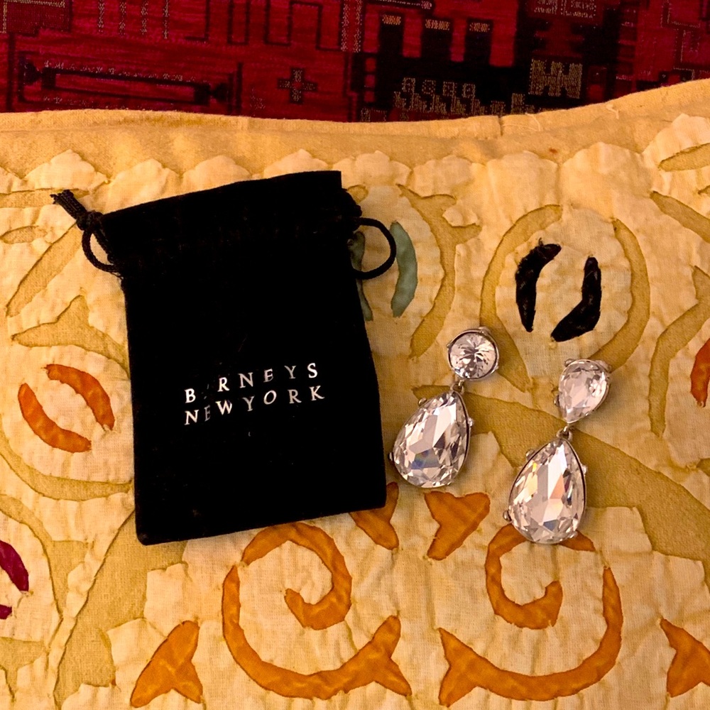 Festive earrings from Barney’s costume Jewelry